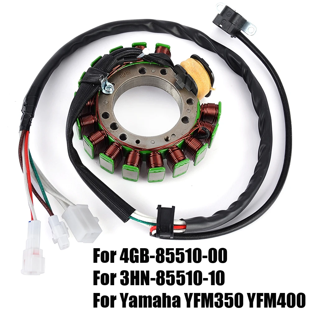 Stator Coil For Yamaha YFM400 Kodiak 400 4WD YFM400FW / YFM350 YFM350X Warrior /  YFM 350 Big Bear 350 4GB-85510-00 3HN-85510-10