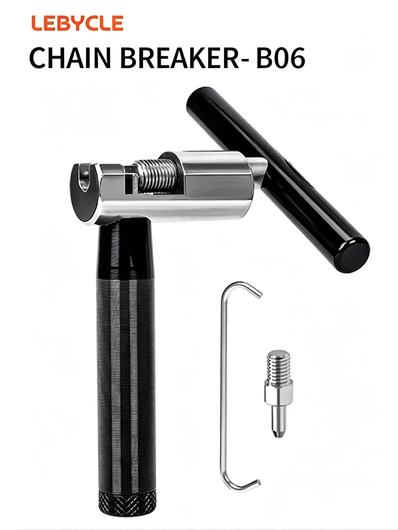 LEBYCLE Verbessertes Aluminium-Kettenbrechwerkzeug, 1-12-Gang Mountainbike- und Rennrad-Kettenstift-Entferner & Installationswerkzeug – Detail 9