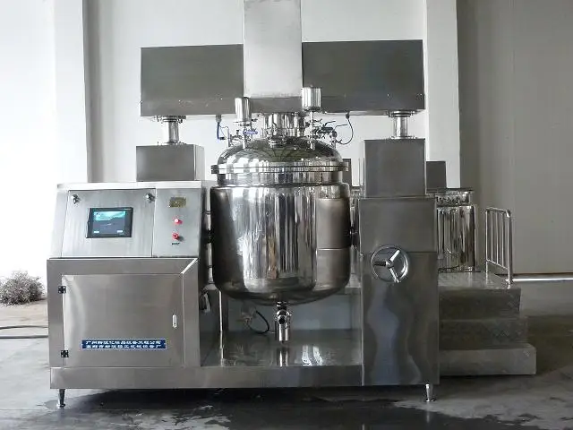 Facial Body Lotion Emulsifier Capacity  Cream Liquid Top Homogenizing Vacuum Emulsifying Mixer