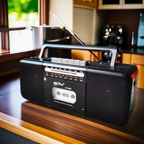 ブルートゥース付きワイヤレスラジオ,ビンテージスタイル,レトロ,USB,マルチバンド,AM, FM, SW,ステレオ,ラジカセ,mp3,オーディオ,カセット,テーププレーヤー,レコーダー