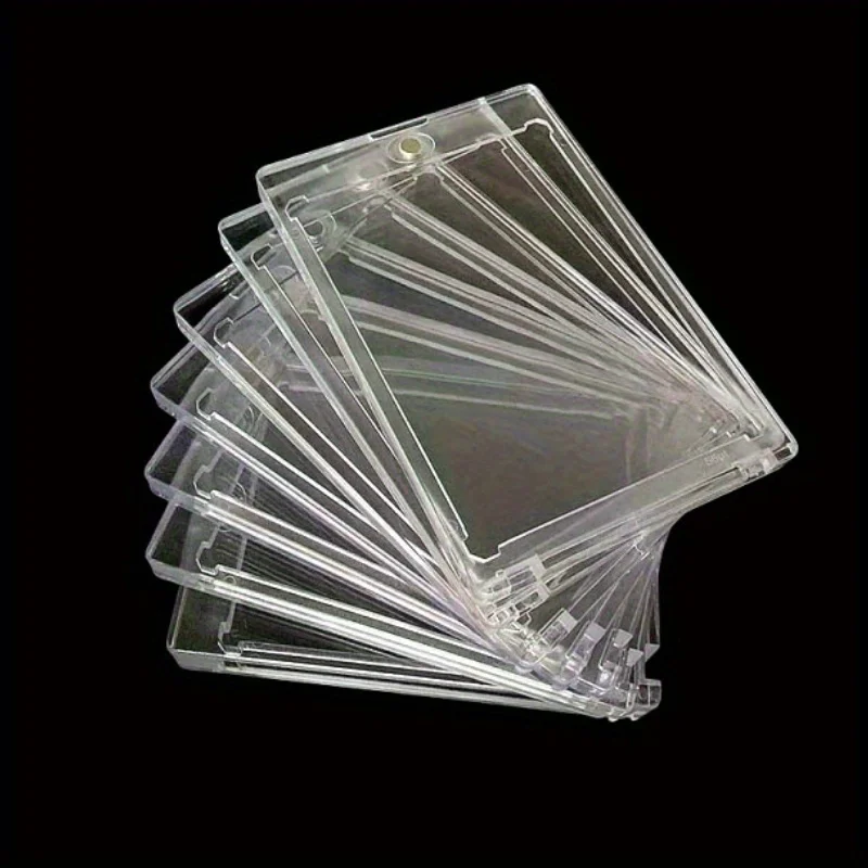 Strong Magnetic Card Bricks, Hard Acrylic Card Sleeve Standard Card Brick Detachable Protective Case - Magnetic Acrylic Hard