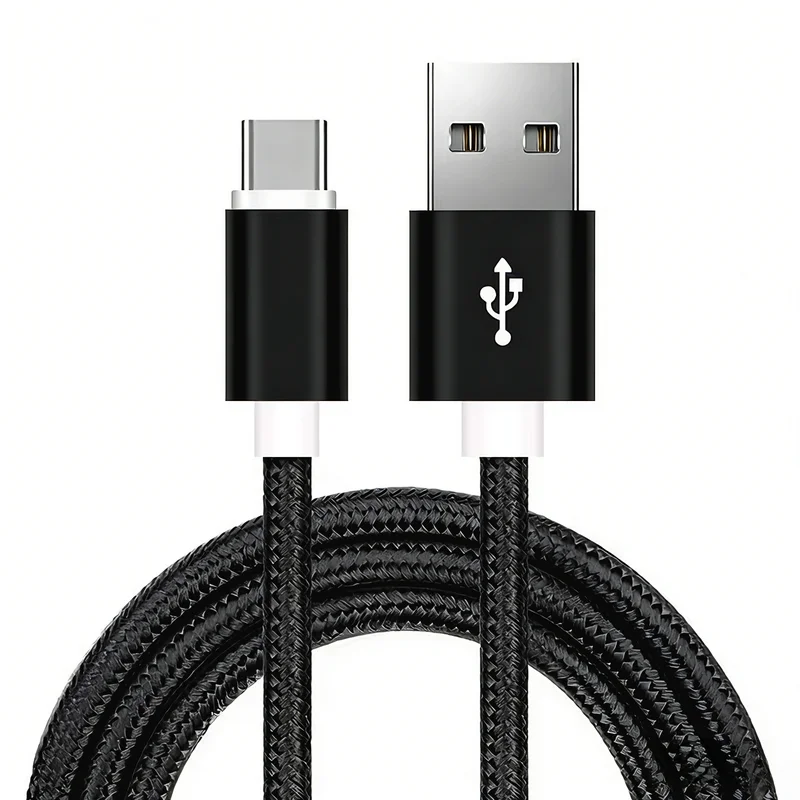 Type C USB Fast Charging Braided Cable For iPhone 15 16 17 Samsung Xiaomi Redmi POCO OnePlus Realme iQOO Quick Charge Data Cable