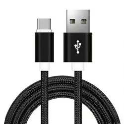Type C USB Fast Charging Braided Cable For iPhone 15 16 17 Samsung Xiaomi Redmi POCO OnePlus Realme iQOO Quick Charge Data Cable