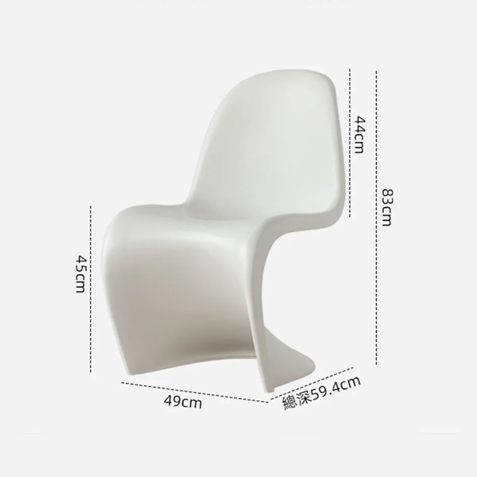 Nordic Home Simple Chair Internet celebrity ins Modern Dining Chair Designer's Chairs Stackable Creative Leisure Chairs