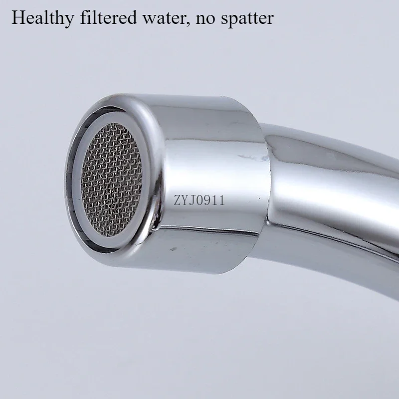 Bathroom Basin  Control Faucet  Handle  Hole Hot and Cold Faucet Double Switch Sink Faucet