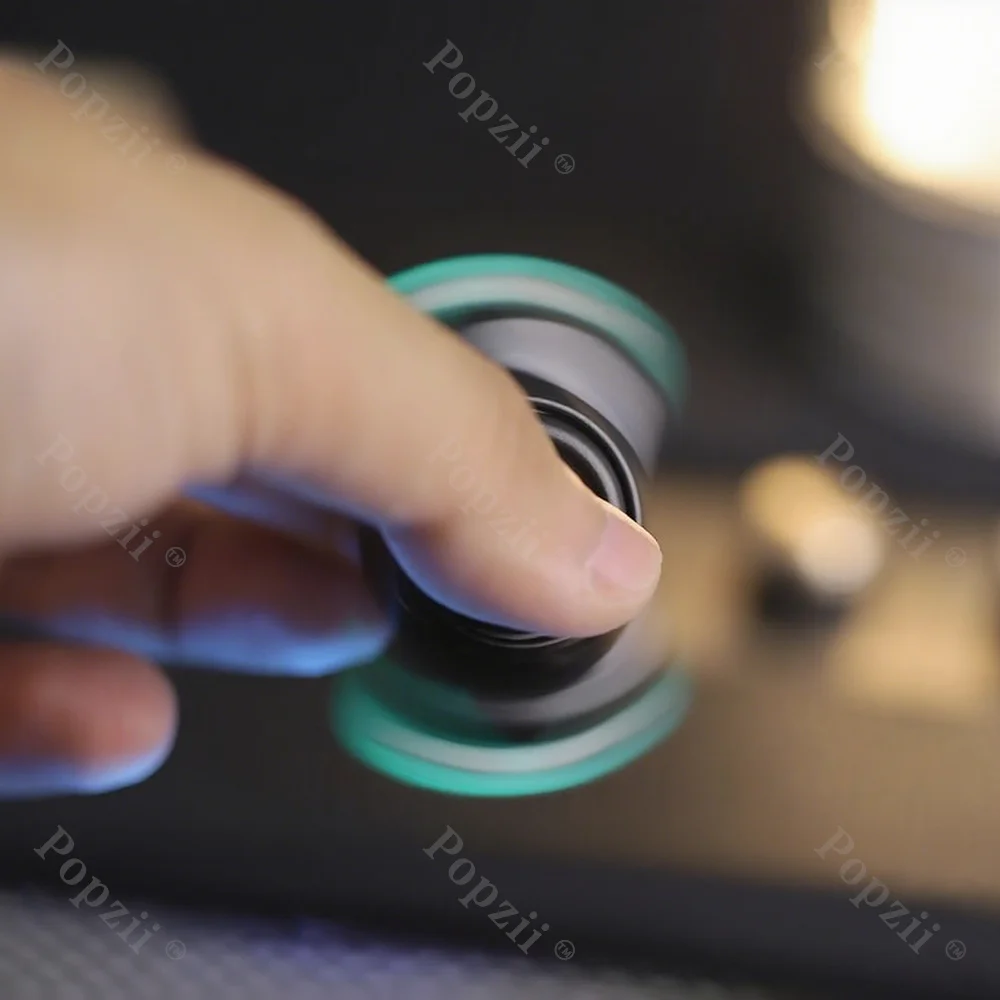 Gao Studio-armadura abierta de grasa de leche, adorno de mesa, Spinner antiestrés, giroscopio para la yema del dedo, aparatos para aliviar el estrés, juguetes inquietos