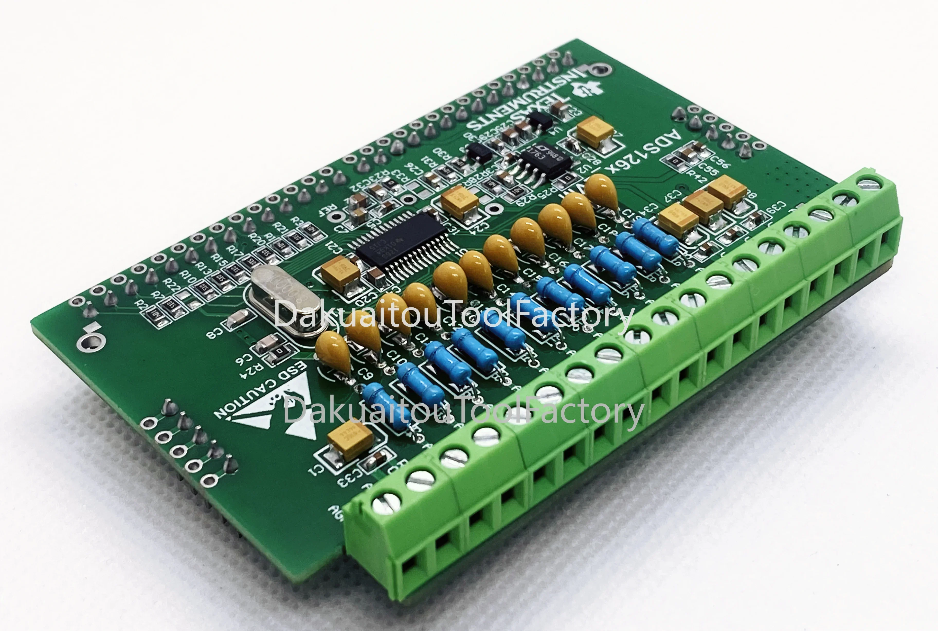 ADS1263 Module 32-bit ADC Thermocouple Load Cell Strain  PT100 High Precision