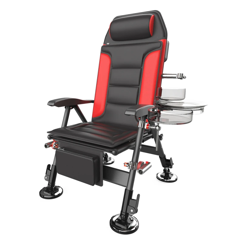 Fishing chair all-terrain European-style fishing chair folding portable multi-functional thickened reclining table fishing
