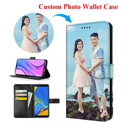 Print Photo Case For Samsung Galaxy S25 A25 5G A12 A32 A52 A72 10 9 S20Ultra A16 Custom Personalized Phone Cases Flip Cover