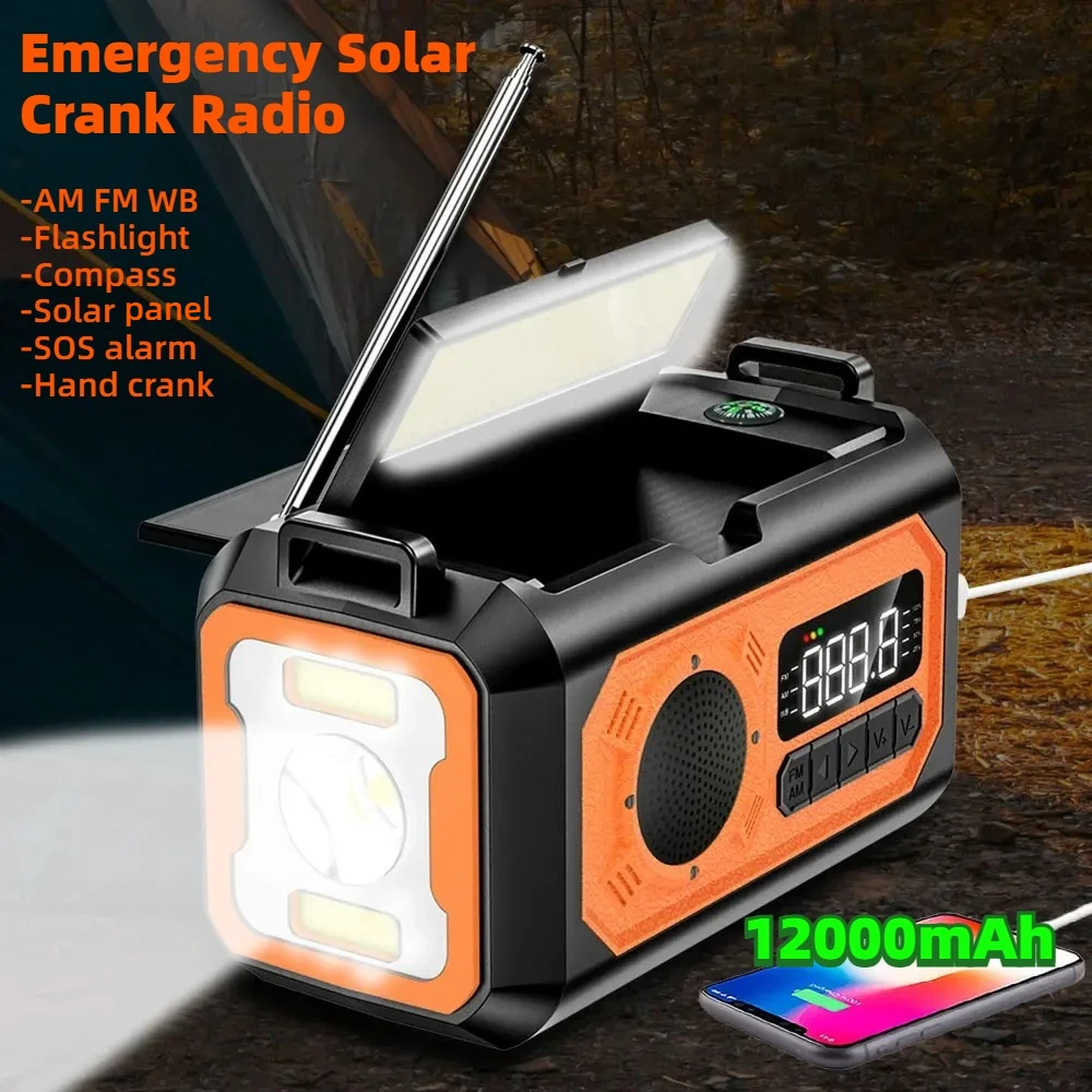 12000Mah Solar Emer… - image