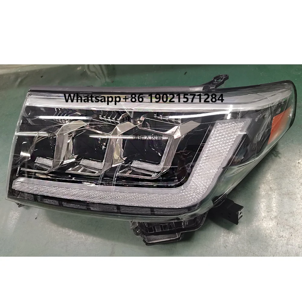 

High Quality Headlights for Land Cruiser LC200 2008-2015 Year Upgrade 3 Lens LED Headlights