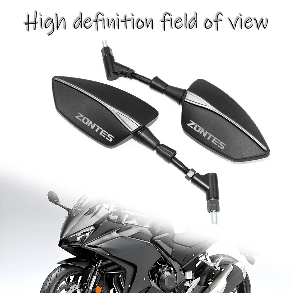 

For ZONTES 350D 350E 350M 2023 2024 310M 310R 310T 310V 310X ZT250R Motorcycle Universal Accessory Rearview Mirror