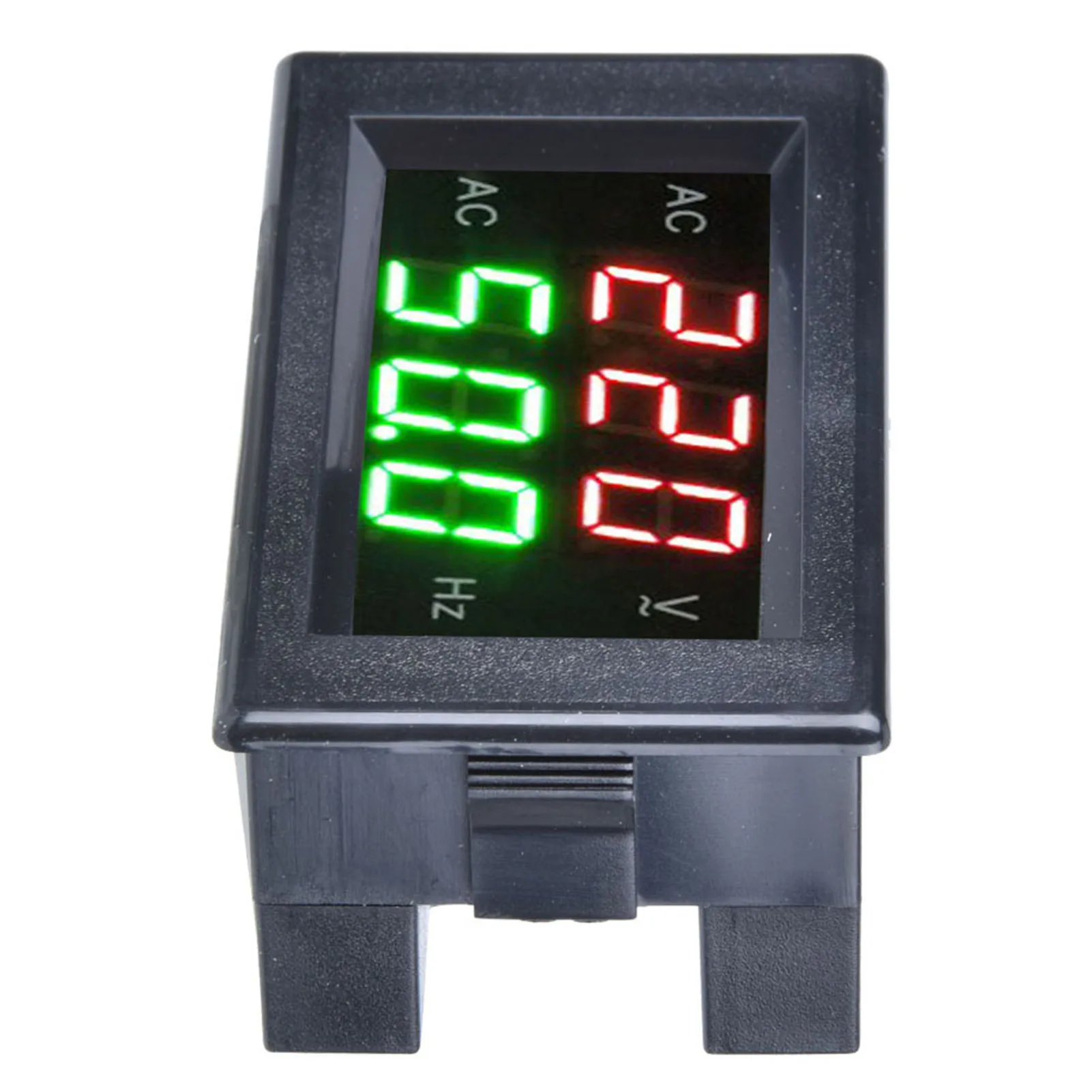 Digital AC Voltmeter Meter Digital Frekuensi Meter Generator Dual Display LED Digital AC Voltmeter Frekuensi Meter Alat Uji
