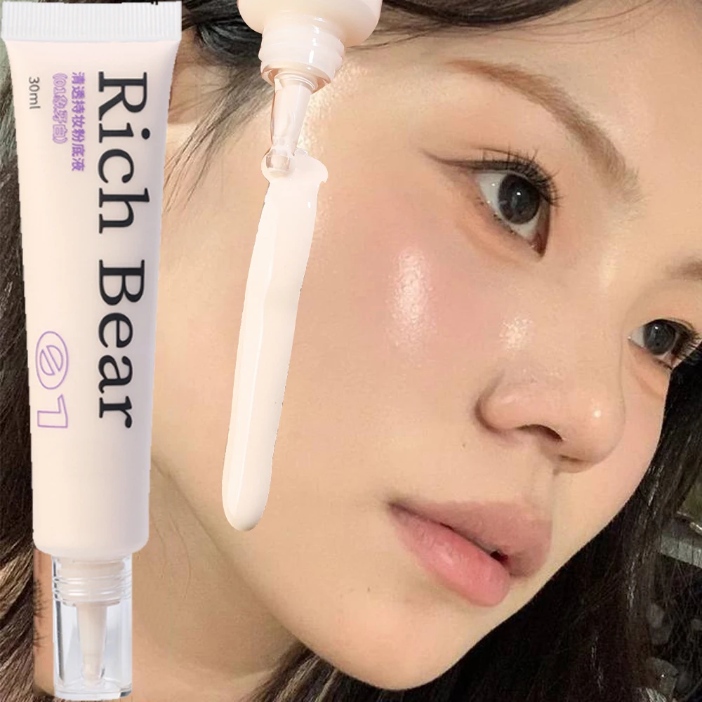 Natural Liquid Foundation Waterproof Brighten Magic BB Cream 3D Face Eyes Dark Circles Scars Acne Cover Foundation Cream Makeup