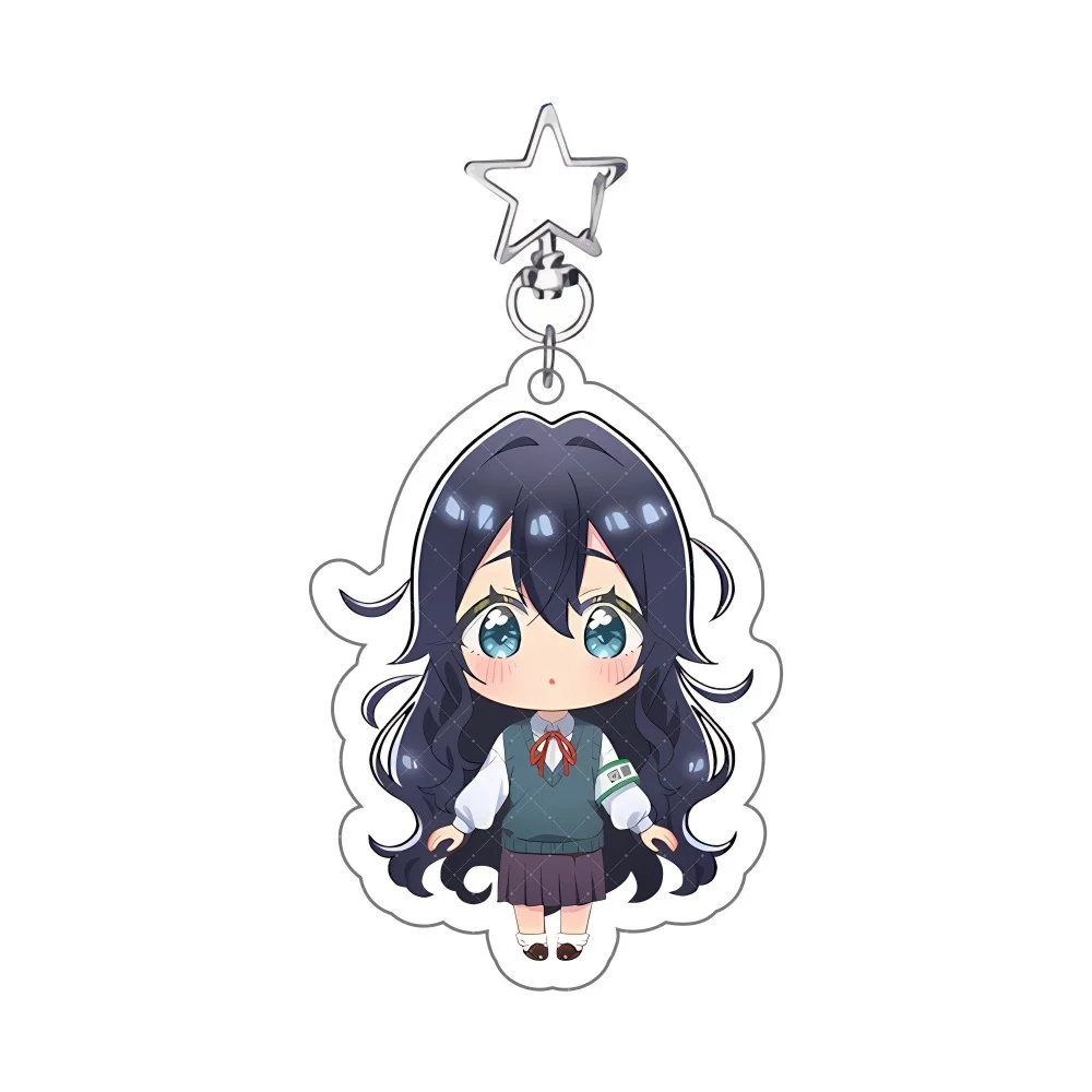 Kimi no Koto ga Dai Dai Dai Dai Daisuki na 100‑nin no Kanojo New 6CM Acrylic Stand keychain Model Hakari Kurumi Mei Cosplay Fans