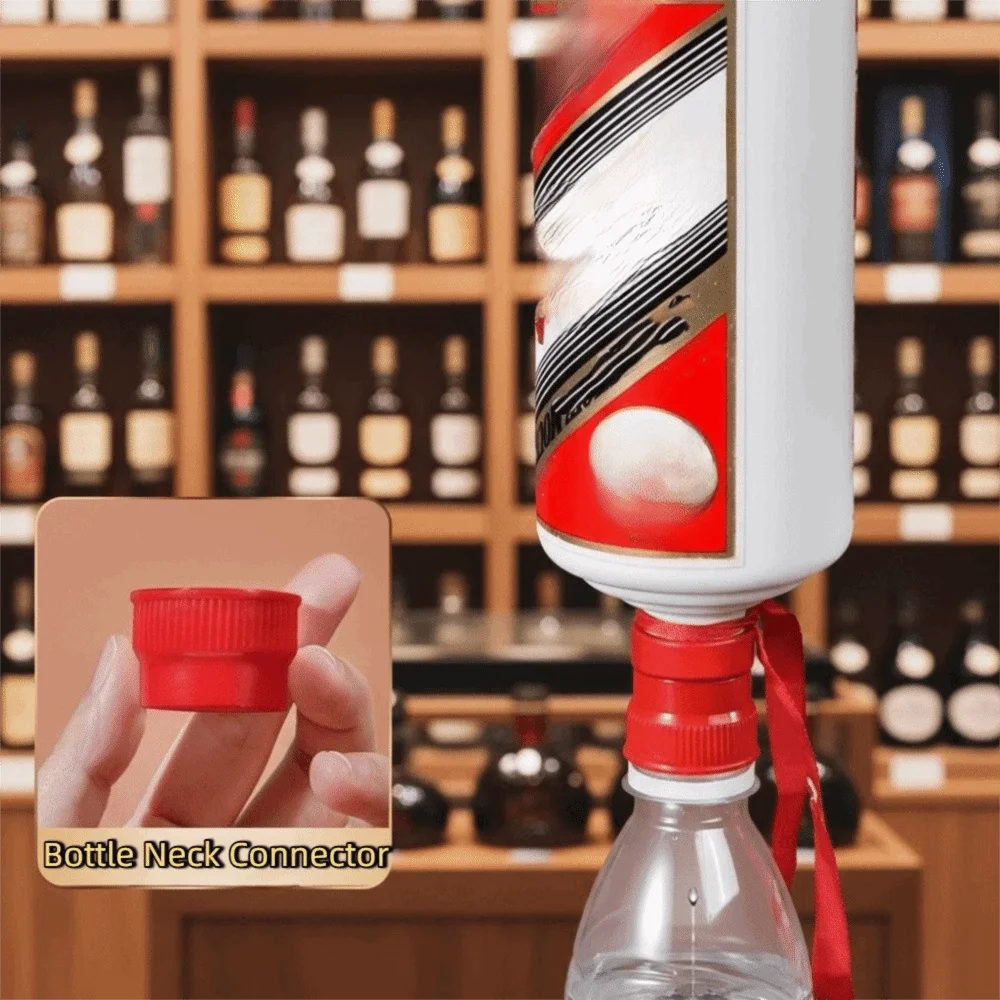 

Multifunctional Plastic Bottle Neck Connector Portable Mini Bottle Opening Tool Reusable Efficient Bottle Cap Adapter Bar Use