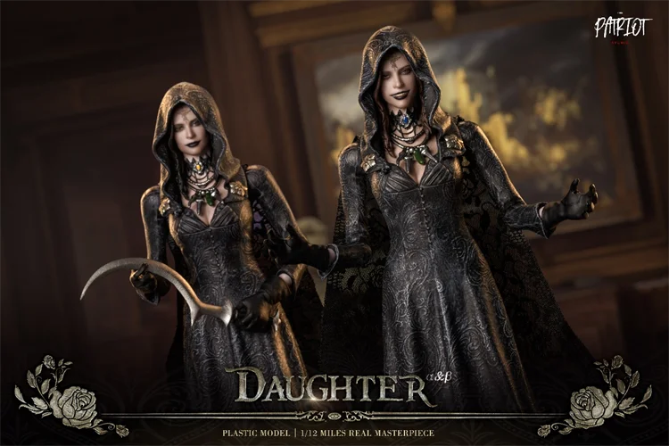 

Resident Evil Village Bela Dimitrescu 1/12 Anime Figure Double Headed Carving Action Figures Model Collectible Toy Holiday Gifts