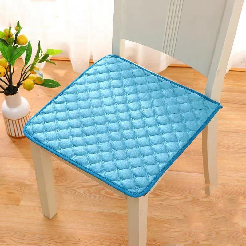 Four Seasons Universal Square Seat Pads, Thin Style, Office, Sedentary, Computer Chair Mat, Pure Color Decor, Sit Cushion