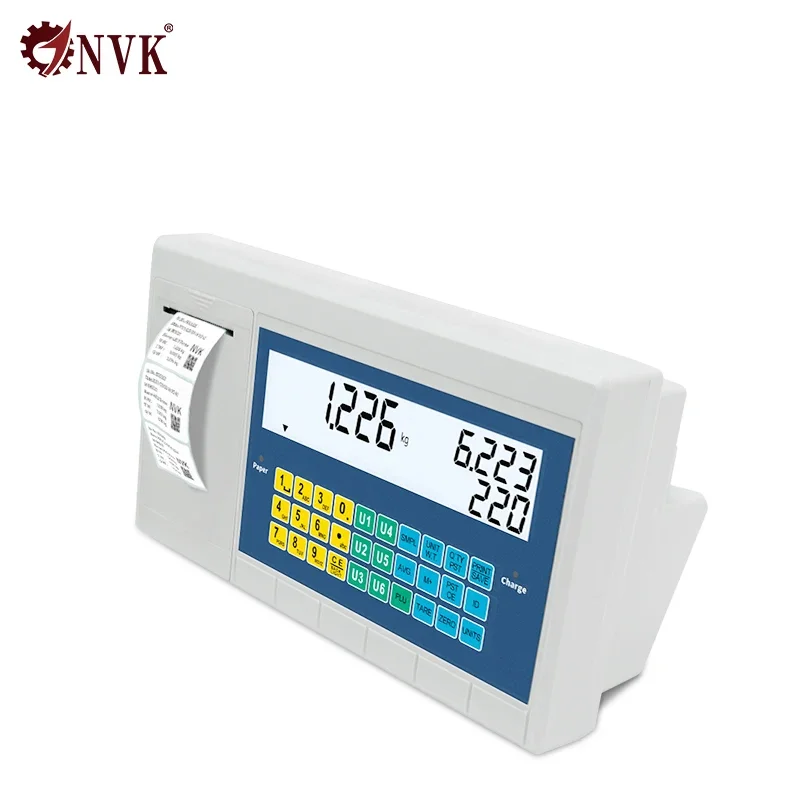2025 hot sale Counting Indicator Display Label Printer Digital Weighing Indicator with Label Printer for Floor Scales Bench Scal