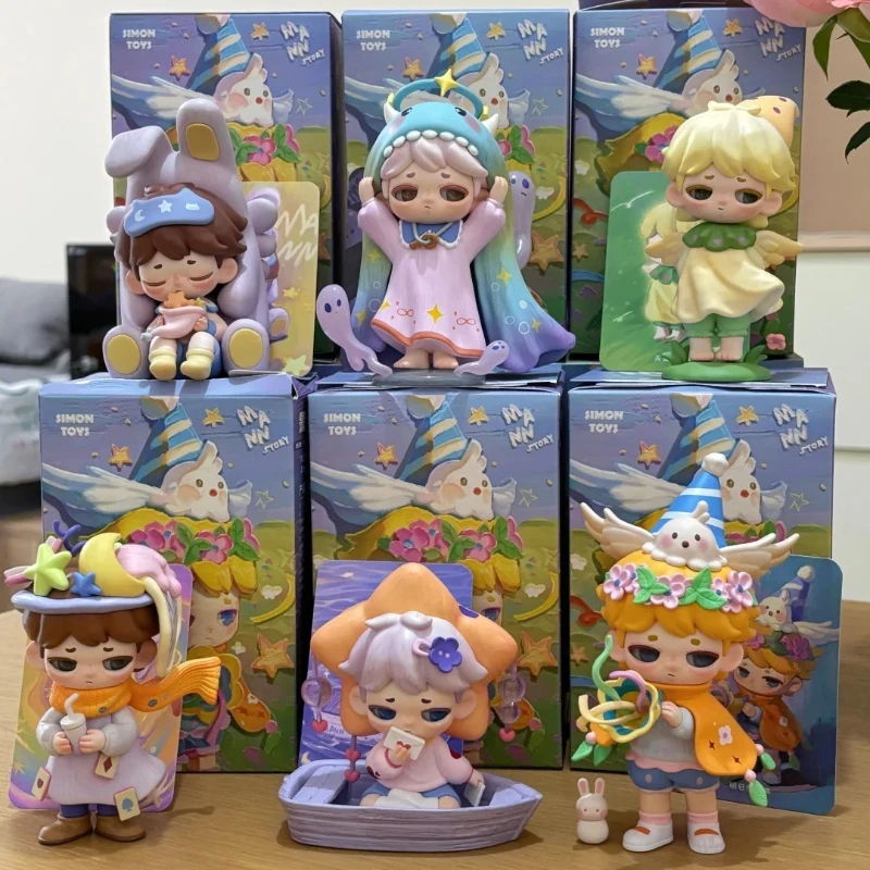 

MANN STORY The Imaginative Me Series слепая коробка Mystery Box модная аниме модель фигурки настольные украшения кукла подарок игрушки-сюрпризы