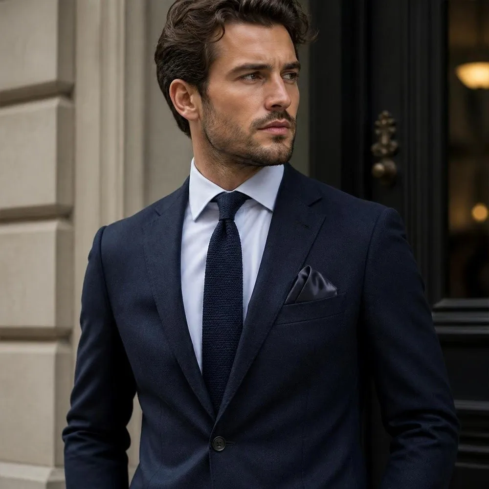 Solid Color Men's Pocket Square Square Shape Satin Breast Pocket Handkerchief Foldable Waterproof Wedding Hankies