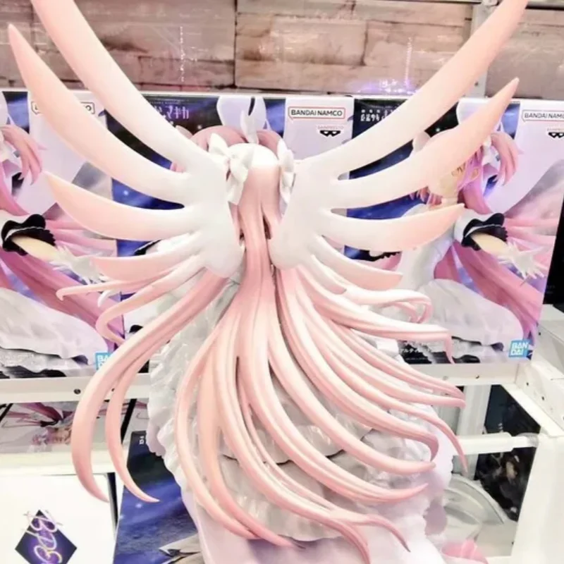 Bandai japonés chica mágica Xiao Yuan Anime ciervo ojo círculo Ángel ultimo círculo Dios diablo Xiao Meiyan modelo hecho a mano ornamento