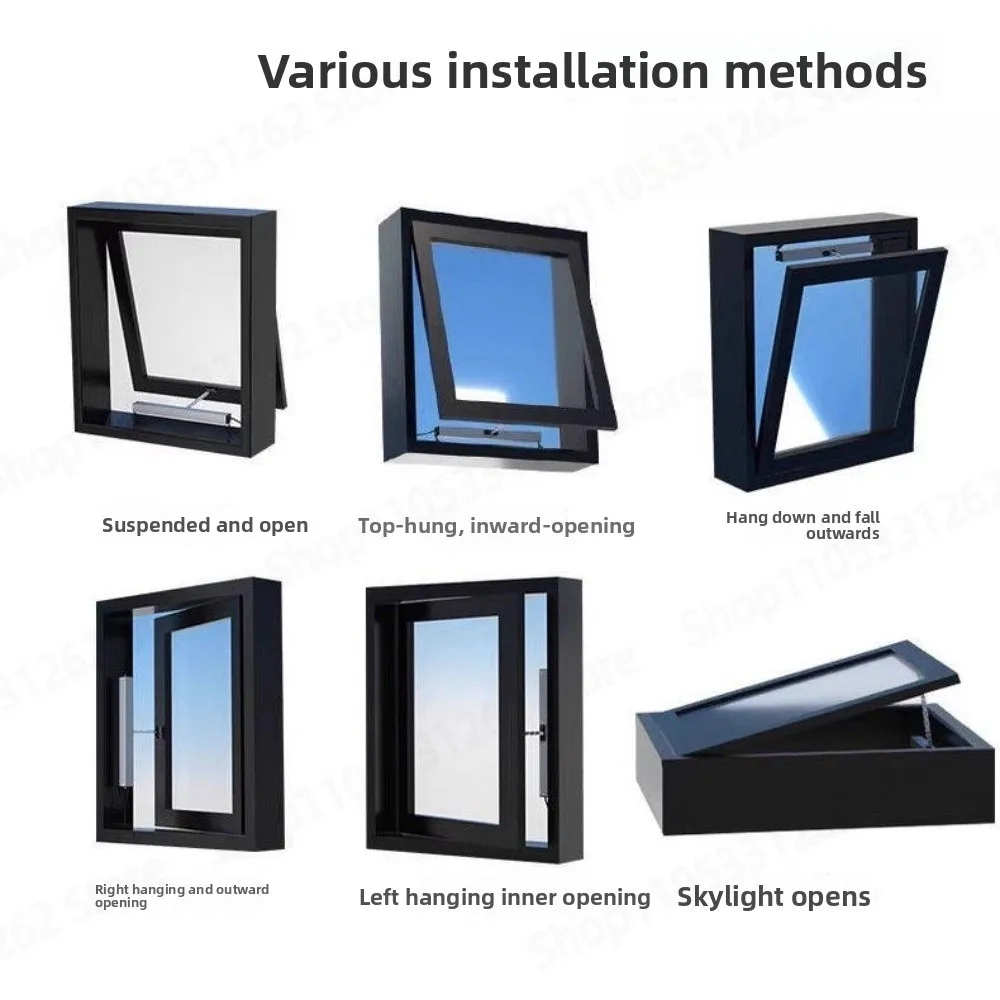 Intelligent Electric Window Opener Automatic Remote Control Chain Sunroof Fire Smoke Vent Push Switch