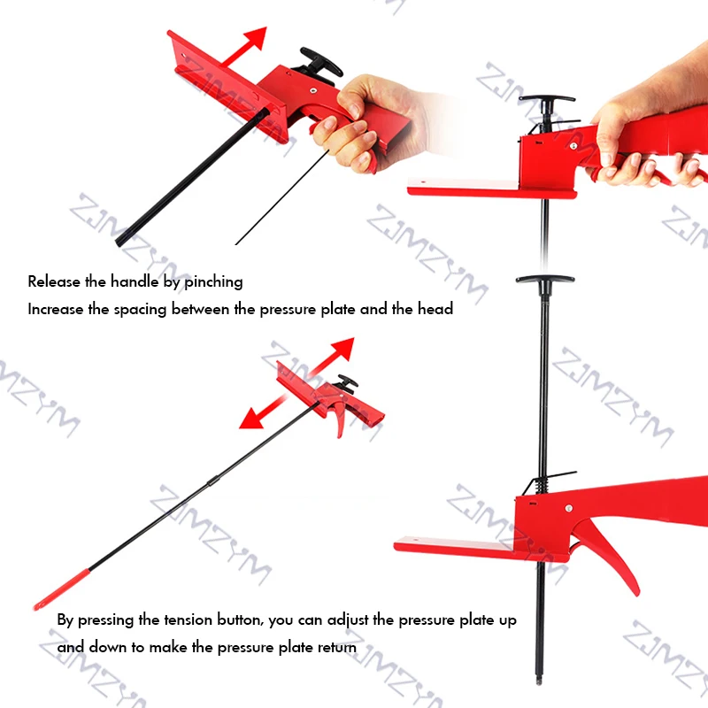 1Pc Brake Pedal Depressor Wheel Alignment Brake Pedal Depressor Adjustable Anti Slip Pedal Depressor Tool Auto Repair Tool