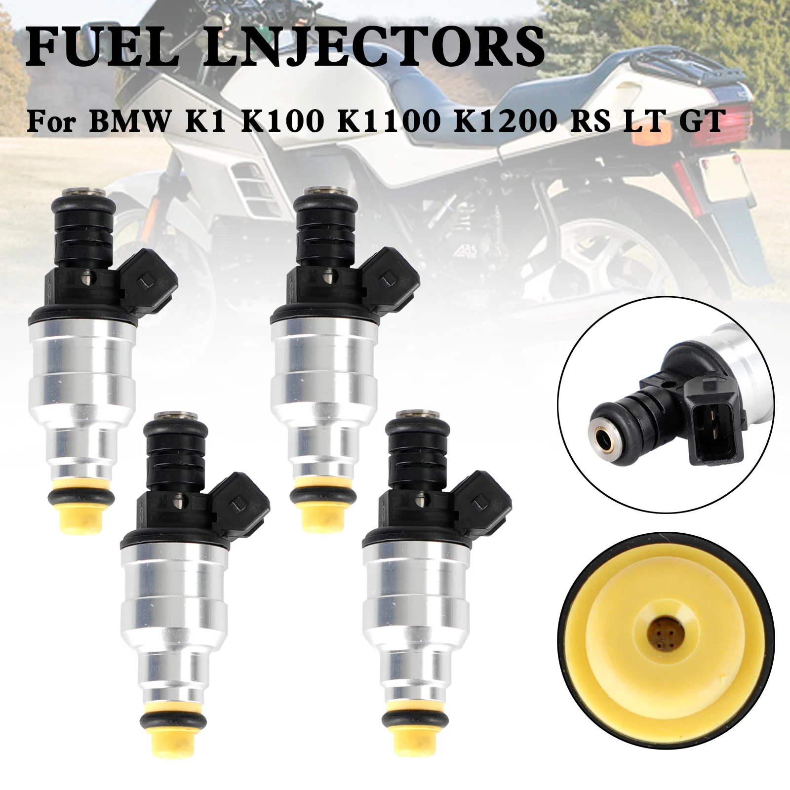 Artudatech 4PCS motorfietsbrandstofinjector 0280150705   Voor BMW K1 K100 K1100 K1200 RS LT GT