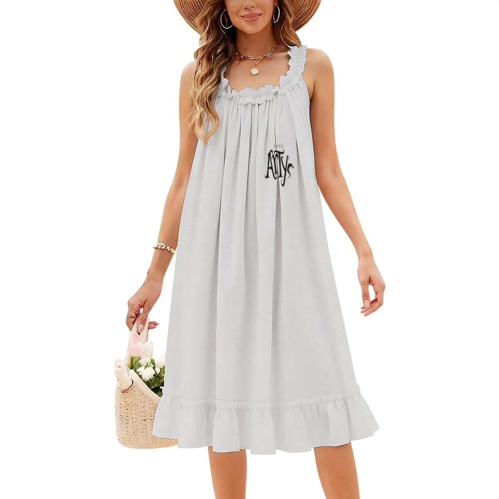 Little Arty (Loic Dance) Style coréen tenue décontractée pour les femmes Simple quotidien bureau dame robes Loic Nottet autoocratie