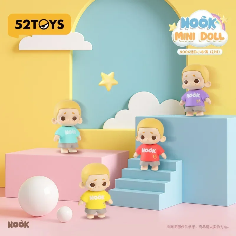 

52TOYS NOOK Wasteland Park Series Mini Doll Rainbow Figure Toys Doll Cute Anime Figure Desktop Ornaments Gift Collection