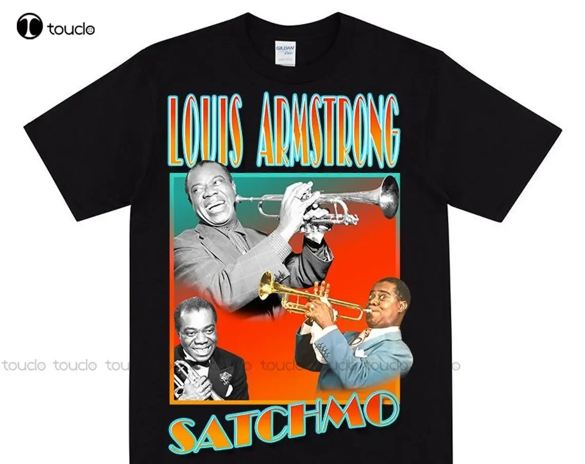 Louis Armstrong T-Shirt For Jazz Lovers What A Wonderful World Vintage Louis Armstrong T Shirt Inspired By Jazz Music