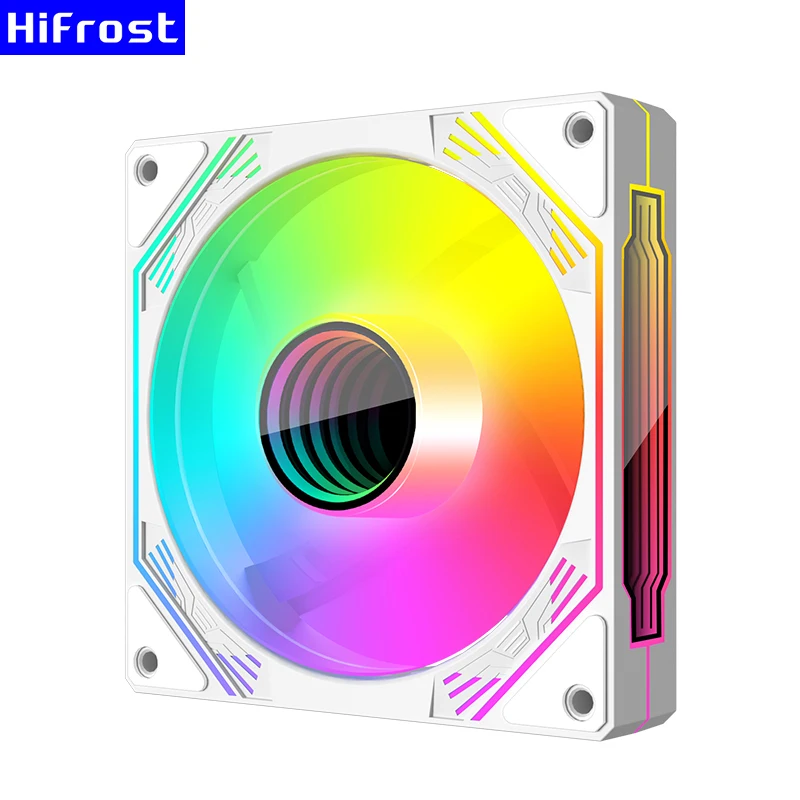 Ventiladores de chasis de 120mm, 1800 RPM, 5V, 3 pines, ARGB, 12V, 4 pines, PWM, direccionable, ventilador con cubierta RGB, espejo infinito multifacético, efecto de luz ARGB