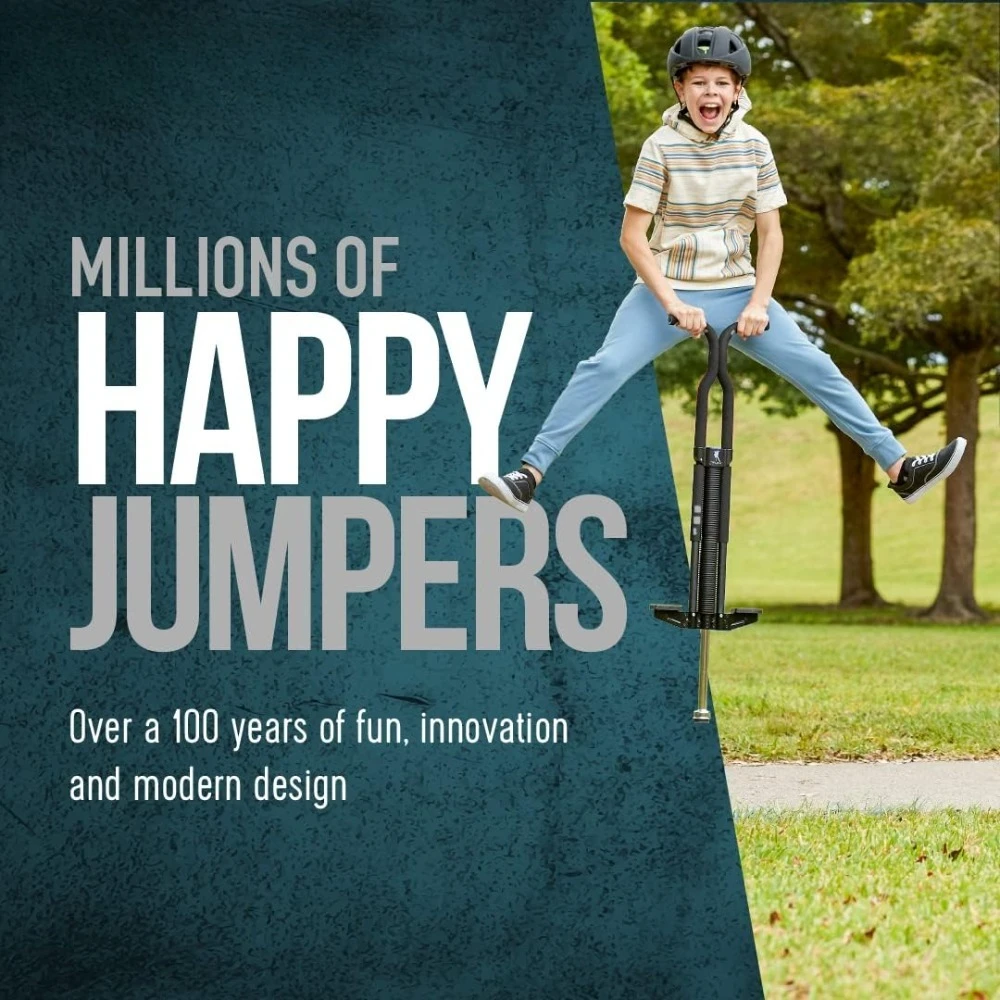 أدوات خارجية. Master Pogo Stick، للأعمار من 9 سنوات فما فوق، من 80 إلى 160 رطل، مقابض سهلة الإمساك، أوتاد مضادة للانزلاق، ألعاب خارجية للأولاد والبنات، تخفيضات كبيرة