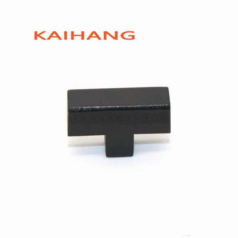 10PCS Plastic Black Cap T-Shaped Key Cap Power Switch Cap Self-Locking Switch Cap Square Hole 3.2*3.2mm - view 5
