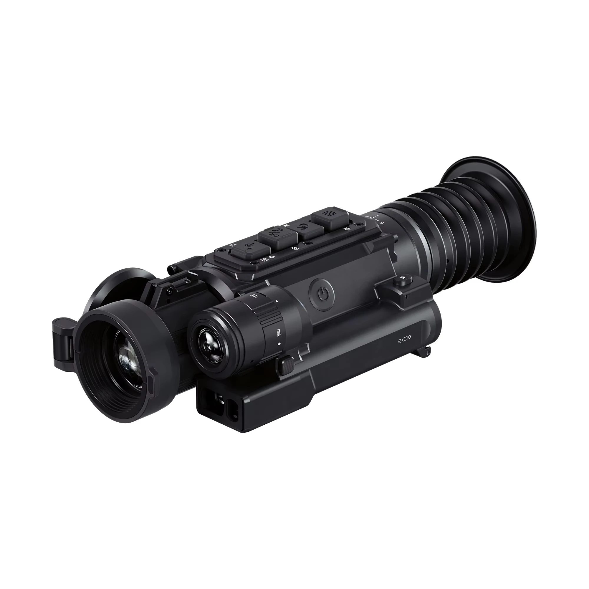 LRF Day & Night Vision Camera 4K CMOS sensor Detachable IR Illuminator 1000m Rangefinder & Ballistic Calculator