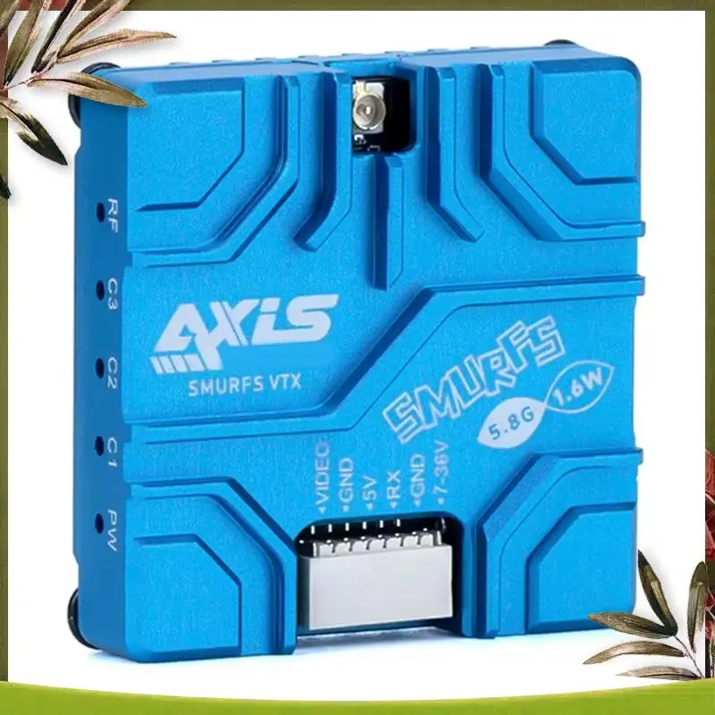 New-For Axisflying SMURFS VTX 5.8G 1.6W VTX 40CH 1600Mw FPV Video Transmitter For FPV RC Drone DIY Part