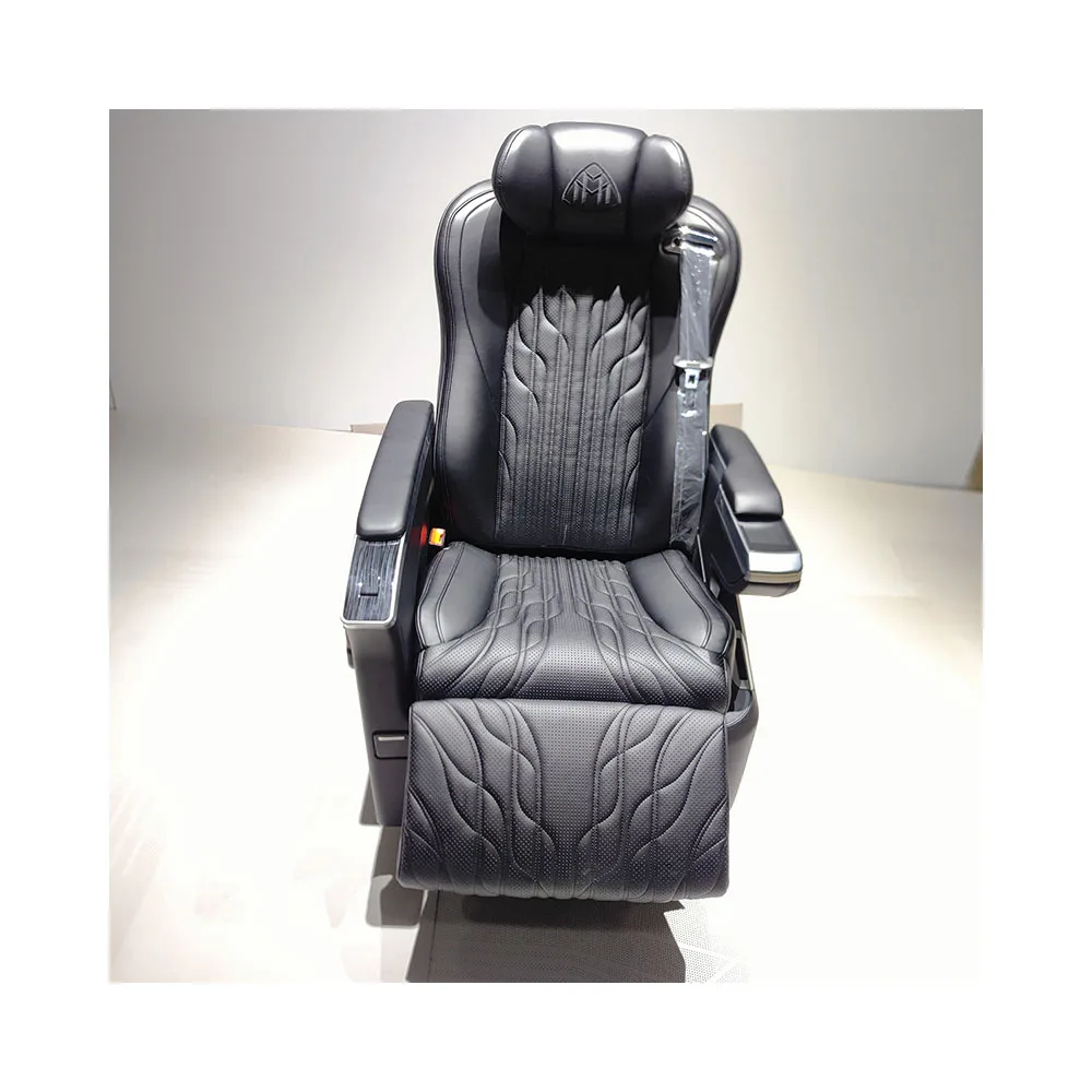 RV Swivel Seat,Hot Selling Custom Vip Van Modified Car Seats Reclined Luxury Business Leather Car Computer Desk Seat
