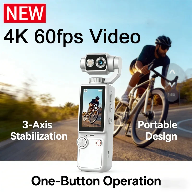 

Новая портативная спортивная камера 4K HD с Wi-Fi для путешествий, велосипедов, мотоциклов и видеоблогинга, мини-видеорегистратор 2026 года