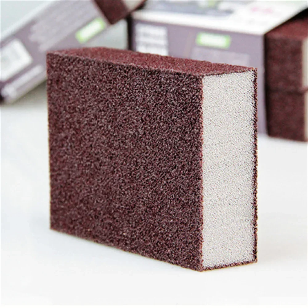 Borrador de esponja mágico para eliminar el carborundo, cepillo de limpieza de óxido, descalcificación, frotar limpio para olla de cocina, esponja de cocina, Nano cepillo, 1 Uds.