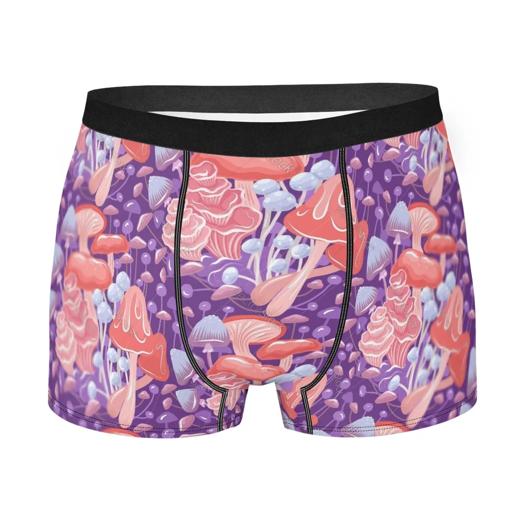 Delicious Mushroom  Fungus Food Underpants Homme Panties Man Underwear Ventilate Shorts Boxer Briefs