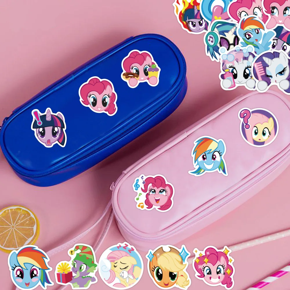 40Pcs My Little Pony Stickers Cute Cartoon Stickers Mobile Phone Cup Notebook Waterproof Decorative Hand Account Stickers