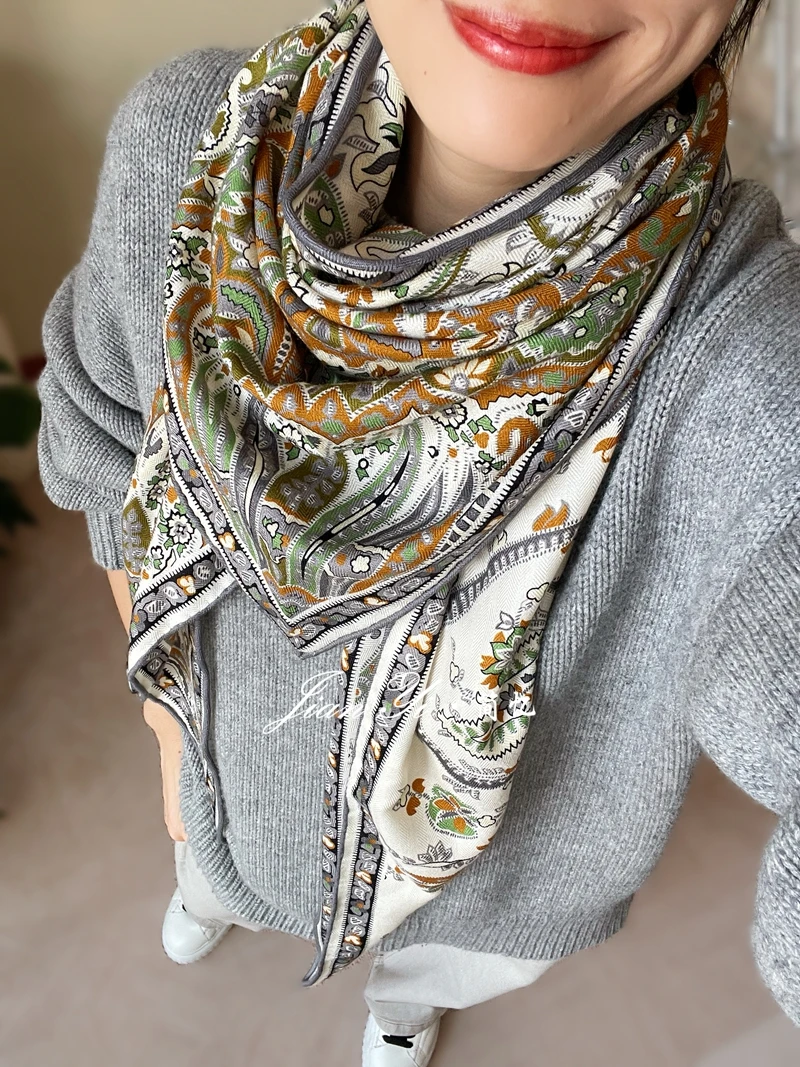 Echarpe-e-double-face-en-soie-et-laine-pour-femme-classique-polyvalente-a-motifs-dores-yulan-polyvalente-toutes-saisons