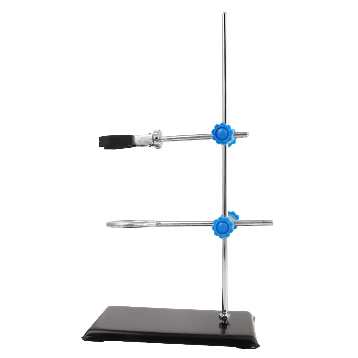 

1pc Adjustable Experimental Support Stand Lab Materials Platform Iron Jack Tube Clamps Stable Base Holder Chemistry