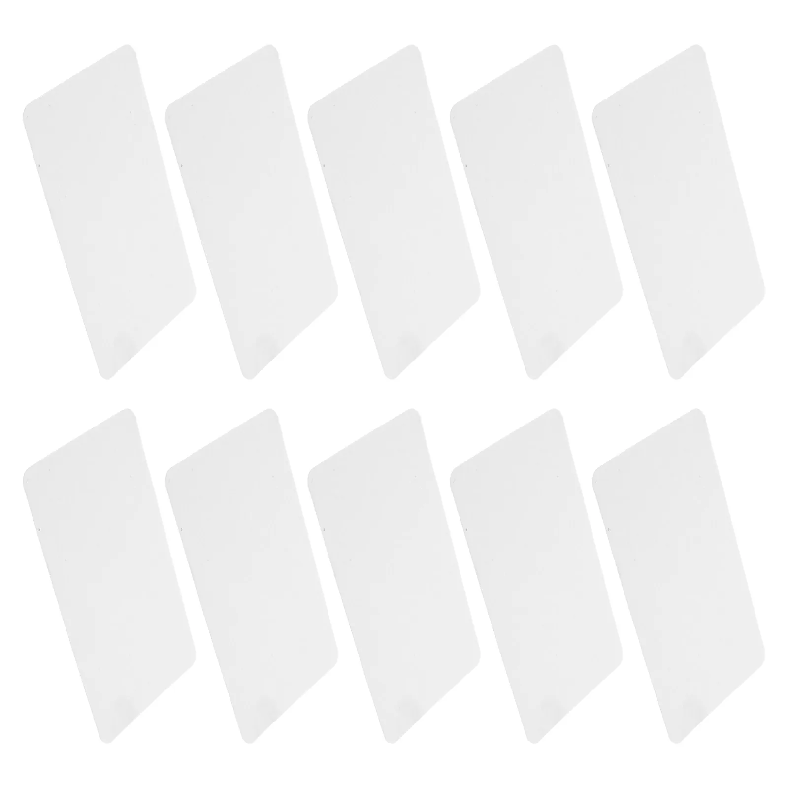 

10pcs Credit Card Reader Cleaning Cards Reusable Dual Side Pos Terminal Cleaner Blank Machine Cleaning Supply Sealed Packaging