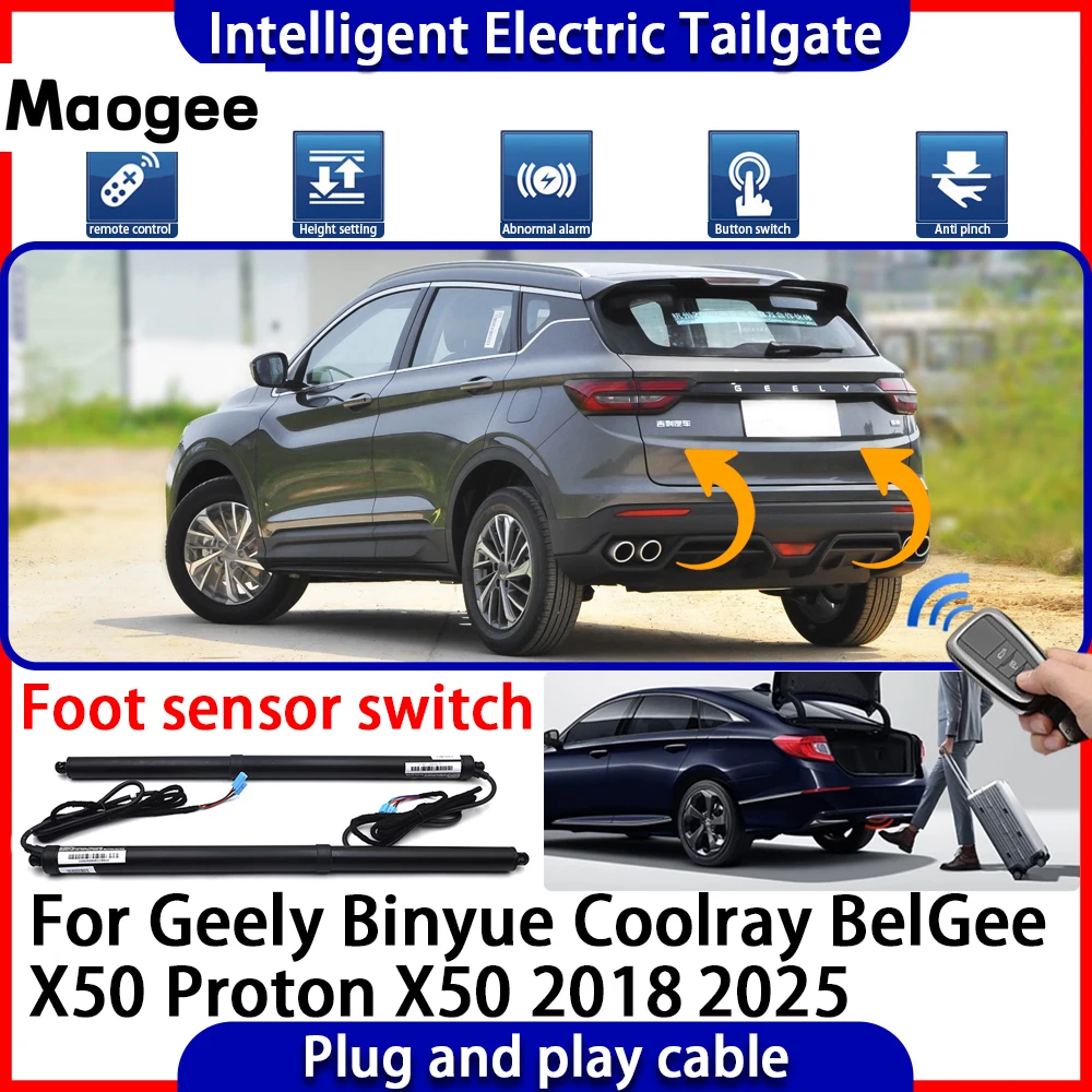 

Автоматический электрический подъемник багажника (электропривод) для Geely Binyue Coolray BelGee X50 Proton X50 2018~2025