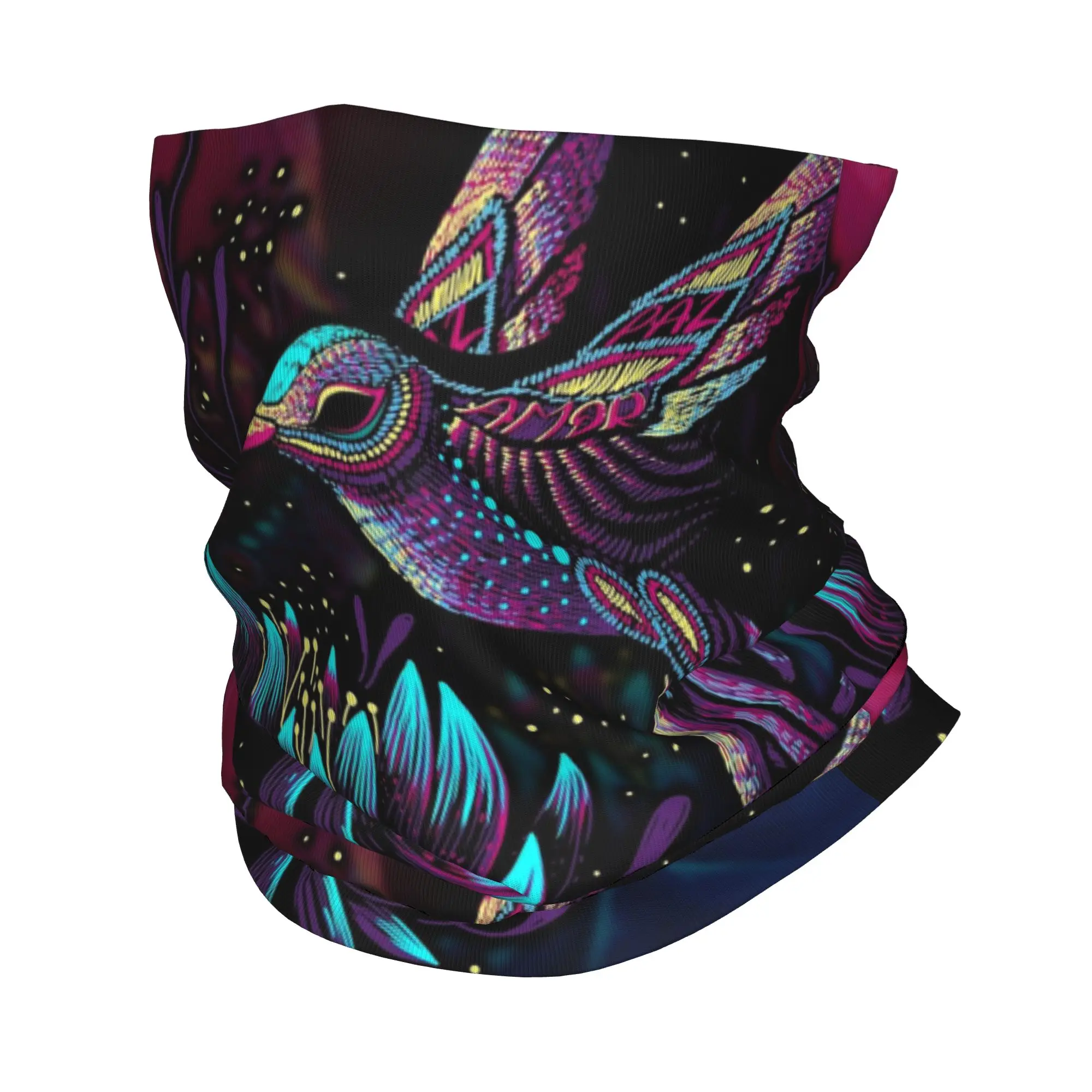 

Floral Bird Bandana Neck Cover Printed Magic Scarf Multifunction Headband Outdoor Sports For Men Women Adult