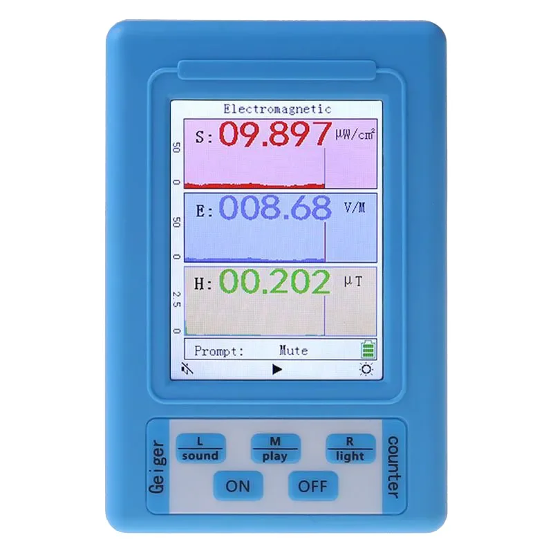 Portable Electromagnetic Radiation Detector EMF Meter High Accuracy Professional Radiation Dosimeter Monitor Tester