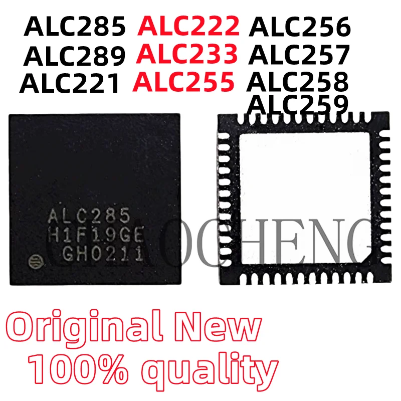 (1piece)100% New ALC221 ALC222 ALC233 ALC255 ALC256 ALC257 ALC258 ALC259 ALC285 ALC289 -CG QFN