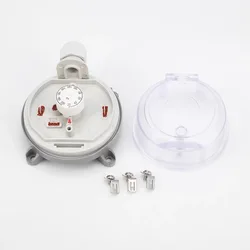 Air Differential Pressure Switch Adjustable Pressure Air Switch 20-200Pa/30-300Pa/50-500Pa Micro- differential pressure switch